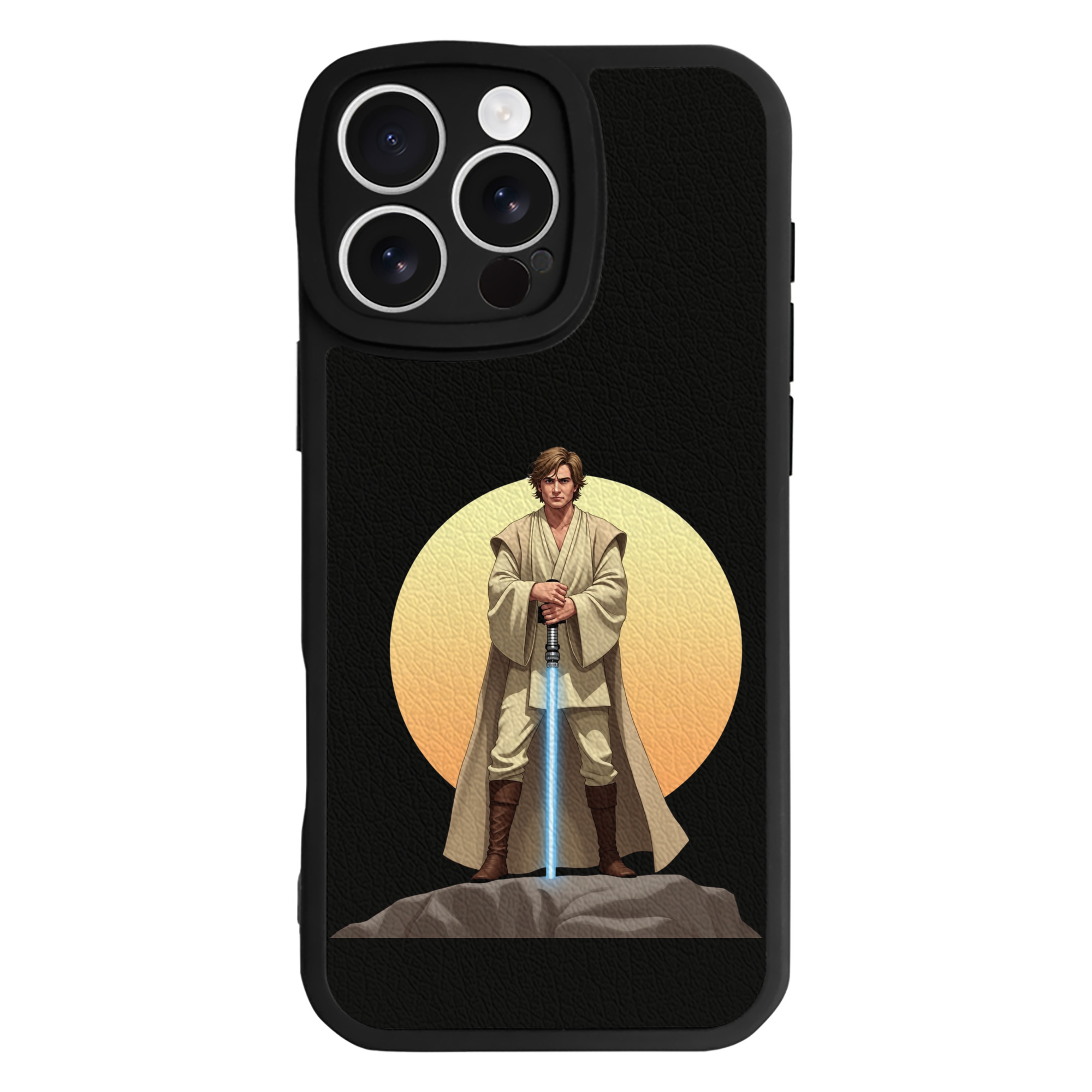 （画像用） スター・ウォーズ Star Wars 【iPhone 16シリーズ対応】シリコンスマホケース（レザー調） 材質：シリコン